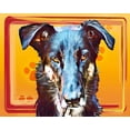 thumbnail image 2 of Curinga, Kim 32x26 Black Ornate Wood Framed with Double Matting Museum Art Print Titled - Pop Dog I, 2 of 4
