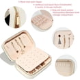 thumbnail image 3 of Palestine Velvet Portable Storage Box with Removable Compartment – Jewelry Display, Earring Holder, Necklace Holder – Great Gift, 3 of 7