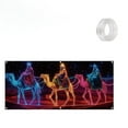thumbnail image 1 of Fluorescent Garage Door Cover, Heavy-Duty Vinyl Strip Curtain with Temperature Resistance, Flexible PVC Barrier for Environmental Separation and Protection, Christmas Decor, 1 of 2