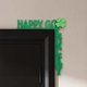 thumbnail image 3 of Fiudx Marco de Puerta Del Día de San Patricio, Decoración Irlandesa de Madera para Esquina de Pared, Decoración Festiva para El Hogar y La Oficina, Diseño Verde y Dorado, Ideal para Uso En Interiores, 3 of 6