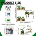 thumbnail image 2 of ¡Ahorra Más!, Pegatinas de pared con plantas en macetas verdes y 12 mariposas de colores como pegatinas decorativas Akmoler, 2 of 5