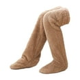 thumbnail image 1 of tredstone Chaussettes Confortables Hautes Jusqu'aux Genoux Marron, 1 of 6