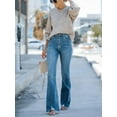 thumbnail image 2 of Pantalon en Jean Stretch Bootcut à Taille Haute et Large pour Femme, 2 of 6