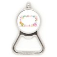 thumbnail image 1 of Gyroscope Sakura Pattern Geometry Metal Beer Bottle Cap Opener Duty Stainless Steel, 1 of 3