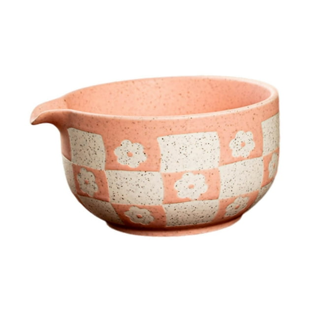 DOLITY Matcha Bowl Gift for Matcha Lover/friend/Family Traditional Portable Tea Cup Pink
