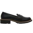 thumbnail image 2 of DV by Dolce Vita Ladies' Size 8 Lug Loafer Shoes, Black, New in Box, 2 of 7