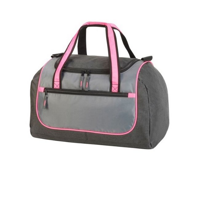 Shugon - Bolsa deportiva modelo Rhodes Sports (36 litros) (Plata/Carbón/Rosa)