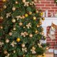 thumbnail image 4 of Guirnalda de cuentas para Navidad, guirnalda decorativa de 12 m para árbol de Navidad, hilo de cuentas para decoración de árbol de Navidad, adornos, collar, Navidad, boda, fiesta en casa, 4 of 5