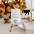 thumbnail image 4 of Table Number Holders 20pcs - 2 Inch Mini Place Card Holders Short Table Number Holders for Wedding Party Graduation Restaurant Home Decor Office Memo Photo Display (Black), 4 of 5