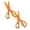 Orange, variant on 1 Pc Safe Plastic Training Scissors Blunt Tip Scissor Anti-Pinch Design Scissors Left Handed & Right Handed Training Scissors for Art Craft Scrapbooking Supplies, 5.35"x2.44", Blue