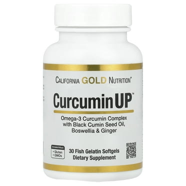 California Gold Nutrition CurcuminUP™, 30 Fish Gelatin Softgels