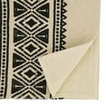 thumbnail image 2 of Fennco Styles Tribal Print Mud Cloth 100% Cotton Table Runner 16" W x 72" L - Black & White Geometric Table Cover for Home Décor, Everyday Use, Banquets and Special Occasion, 2 of 3
