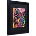 thumbnail image 2 of Trademark Fine Art "Border Collie 121109" Canvas Art by Dean Russo, Black Matte, Black Frame, 2 of 4