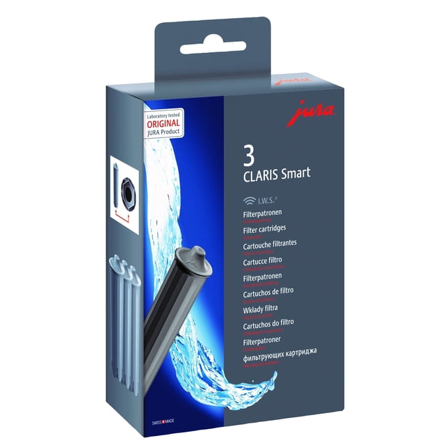 Cartucho de filtro Jura Claris Smart 71794, 3 piezas, gris