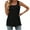 Black, variant on Spring Tops for Women Tops Sleeveless Women's Fashion Printed Round Neck Comfortable Loose T-Shirt Sleeveless Blouse Casual Tops