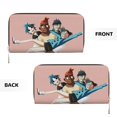 thumbnail image 3 of Gorillaz Members Leather Hand Wallet Card Bag Long Wallet Handbag PU Clutch Purse Storage Bag Zip Organizer With Card Slots, 3 of 8