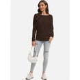 thumbnail image 3 of Long Sleeve Workout Shirts for Women Loose Fit Athletic Yoga Shirt Casual Fall Tops, 3 of 6