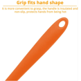 thumbnail image 3 of Silicone Spatula, Bpa Free & 480°F Heat Resistant, Non Stick Rubber Kitchen Spatulas For Cooking, Baking, And Mixing, 3 of 6
