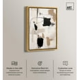 thumbnail image 2 of Strings in Abstraction Canvas Muted Abstract Wall Art by Art Remedy, Gold Frame, 36" x 54", 2 of 7