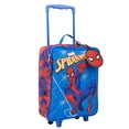 thumbnail image 4 of Marvel Spiderman 7-Piece Kids Luggage Set, 14” Softside Rolling Suitcase with Backpack & Travel Accessories, Blue, 4 of 10