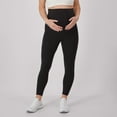 thumbnail image 6 of Hanes Maternity Women's Stretch & Recover 7/8 Leggings, 25" Inseam Black 2XL, 6 of 11