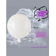 thumbnail image 2 of Arbotante Globo Infantil Blanco, 2 of 5