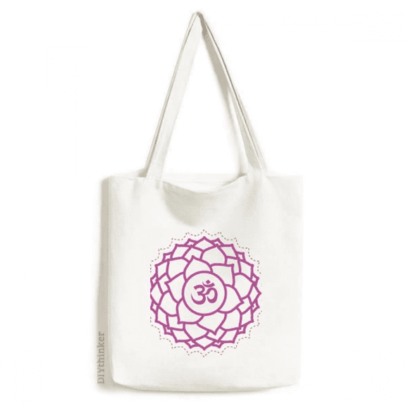 AM Culture Letter Pattern Tote Canvas Bag Shopping Satchel Casual Handbag