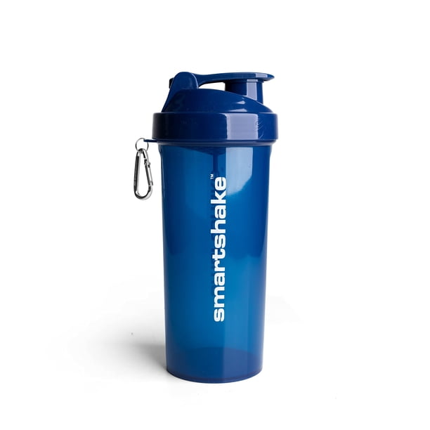 Botella Coctelera de Proteínas Smartshake Lite 1000ml | Botella de bebida agitadora de gimnasio a prueba de fugas para batidos de proteínas | Botella de agua de polipropileno transparente, vaso mezcla