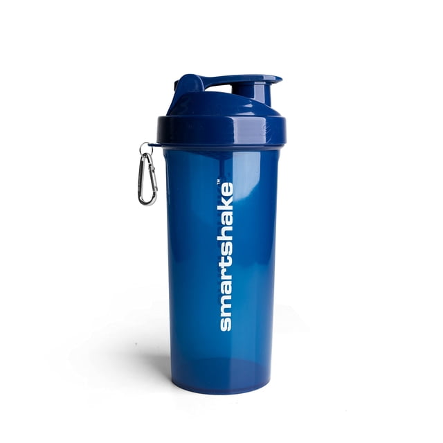 Botella Coctelera de Proteínas Smartshake Lite 1000ml | Botella de bebida agitadora de gimnasio a prueba de fugas para batidos de proteínas | Botella de agua de polipropileno transparente, vaso mezcla