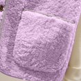 thumbnail image 6 of Baqcunre Womens Fall / Winter Sleeveless Button Cardigan Vest Lamb's Wool Warm Casual Cotton Vest with Pockets, 1PC Vest Purple S, 6 of 6