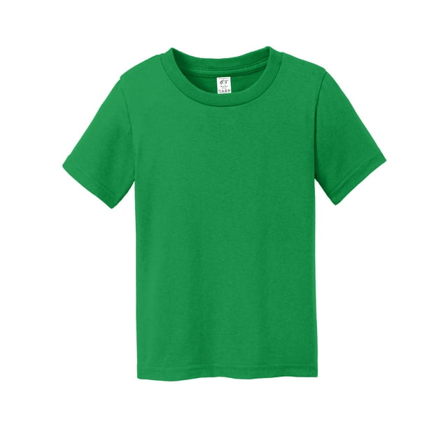 Gravity Threads T-Shirt à Manches Courtes en Coton Doux pour Tout-Petit - Vert Trèfle - 4T