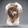 thumbnail image 2 of CONZONE Mens Viking T-Shirts Short Sleeve T Shirts for Men Crew Neck Norse Mythology Graphic Y2K Casual Summer Tee Tops, 2 of 3