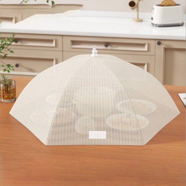 Aparatos de cocina, accesorios, utensilios y herramientas. Funda de alta gama, plegable y lavable para uso doméstico. Resistente al hollín y a las moscas. Ideal para cubrir restos de comida y vajilla.
