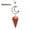 Redstone, variant on Natural Moon Hexagonal Pyramid Crystal Necklace Pendulum Pendant Chakra Reiki