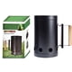 thumbnail image 1 of Encendedor De Chimenea, Encendedor De Chimenea De Barbacoa De Acero Inoxidable Inoxidable Al Calor Para Cocinar Al Aire , Con Entrada De Aire De Seis Lados, 1 of 8