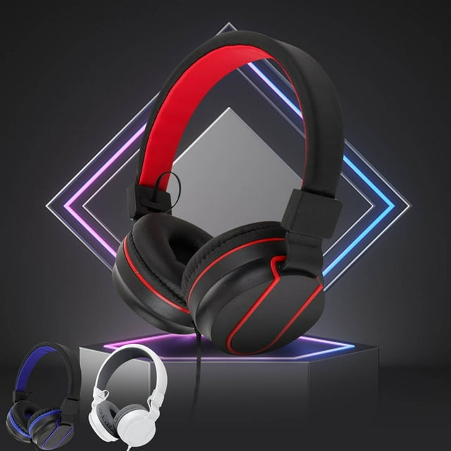 Auriculares Antirruido Ganfancp para Juegos con Cable Universales Plegables
