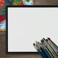 thumbnail image 2 of Kate and Laurel Sylvie Blank Framed Canvas Wall Art, 23x33 Black, Modern Empty Canvas for Paint-Your-Own Art, Premium Canvas Already Framed, 2 of 6