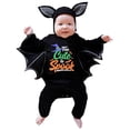 thumbnail image 3 of Felwors Boys Girls Cartoon Prints Romper Infant Jumpsuits Hat Outfits, 3 of 9