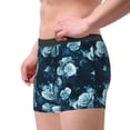 thumbnail image 2 of Pofeuu Ink Rose Print Men’s Boxer Briefs, Moisture-Wicking Underwear, Regular,Trunk-X-Large, 2 of 5