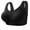 Black, variant on XFLWAM Womens Bras Plus Size Full Coverage Bra Comfort Wireless Everyday Underwear No Underwire Breathable Bralette
