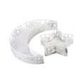 thumbnail image 4 of GUOOL Eid Mubarak Moon Star Tray Ramadan Serving Dishes Table Decoration Craft Ramadan White, 4 of 9
