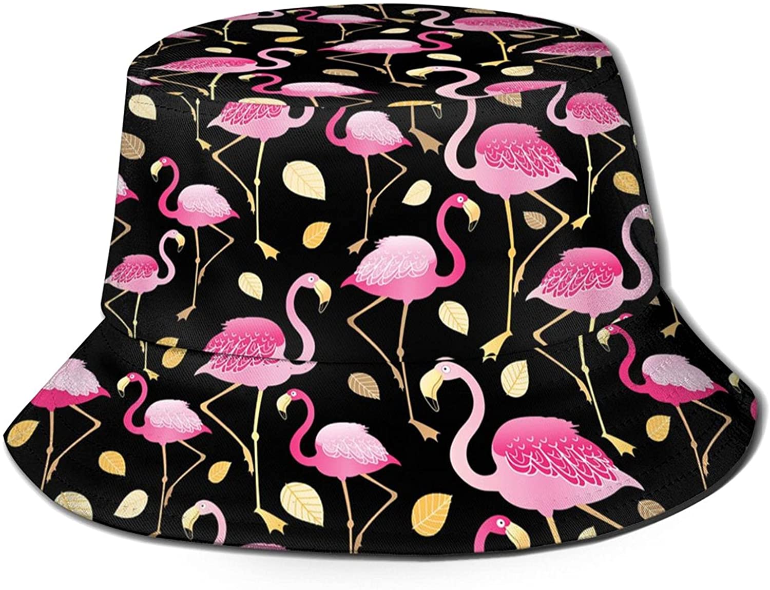 Bright Pattern Flamingos Bucket Hat for 