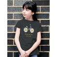 thumbnail image 2 of Daisy Bicycle Positive Quote T-Shirt Juniors -Image by Shutterstock,  Large, 2 of 4