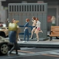 thumbnail image 1 of 1/64 Figuras de Niñas, Figuras Pintadas a Mano, Accesorios de Películas, Colecciones de Micro Paisajes, Tren, Ferrocarril, Diorama, Paisaje, Escenas e, 1 of 8