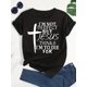thumbnail image 3 of Camiseta informal de manga corta para primavera y verano, ideal para mujeres adultas, hombres, mujeres, adolescentes, jóvenes., 3 of 6