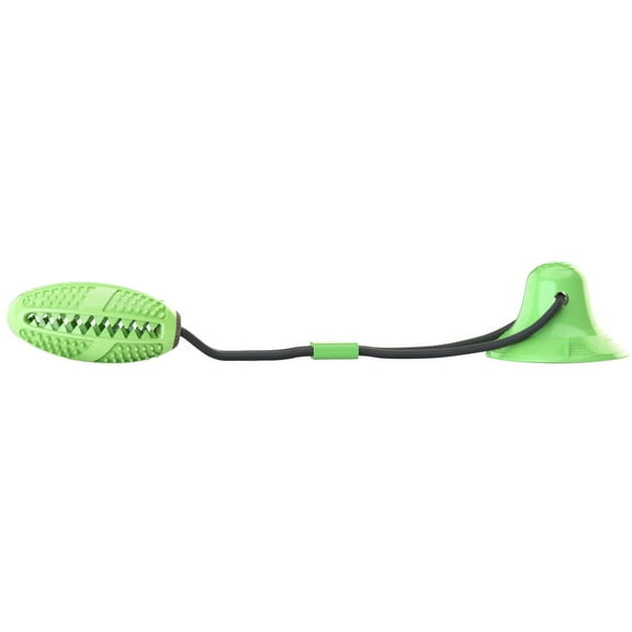 Pet Life ® 'Grip N' Play' Treat Dispensing Football Shaped Suction Cup Dog Toy