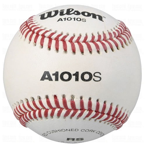 Wilson A1010S Blem Baseballs – Premium Grade Practice Balls with Minor Cosmetic Imperfections | Full-Grain Leather Cover, Red Cushioned Cork Center, NFHS Approved Quality