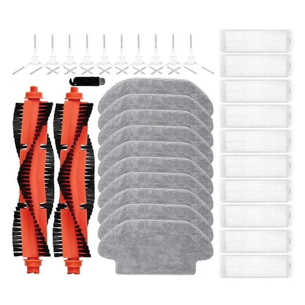 For Xiaomi Mijia Robot Vacuum Mop 3C / B106CN Replacement Spare Part Main Brush Side Brush Hepa Filter Mop Cloths Rag