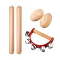 thumbnail image 3 of Wooden Music Educational Set Problem Solving Skills Early Learning Percussion 3pcs, 3 of 7