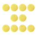 thumbnail image 4 of 10Pcs Fabric Covered Button Shank Button Craft Shank Button Sewing Scrapbooking Yellow, 4 of 7